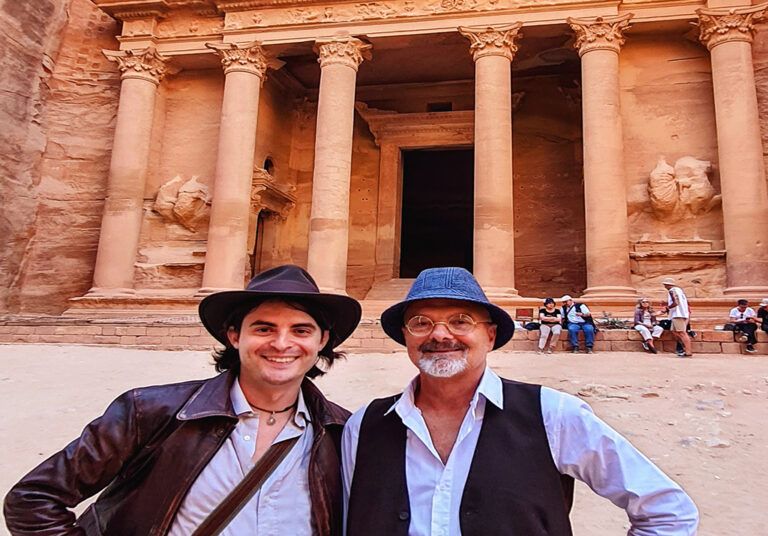 petra giordania lorenzo pelosini papà indiana jones henry