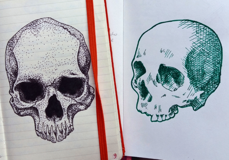 disegnare teschi