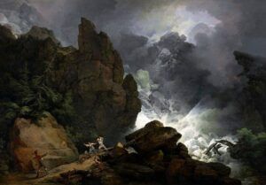 Philipp Jakob Loutherbourg - An Avalanche in the Alps